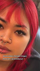 Anime lash extension specialist in Portland Oregon. Book with dulcebycyn