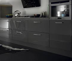 Here is a retro kitchen featuring distressed black cabinets. 11 Best High Gloss Cabinets Ideas Kitchen Design Gloss Cabinets Black Kitchens