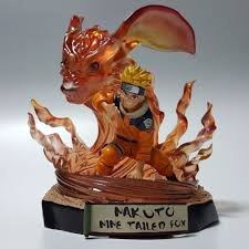 Naruto Action Figures Kyuubi Resin 230mm Collectible Model Toy Anime Naruto Shippuden Uzumaki Naruto Kyuubi Mod Action Figures Toys Anime Naruto Action Figures