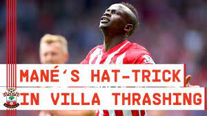 Classic Match Sadio Mane Scores Fastest Premier League Hat Trick Youtube
