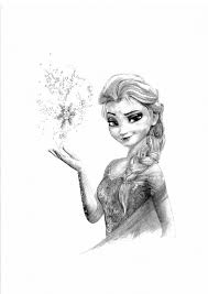 Frozen Elsa Pencil Drawing Etsy Fold down about one inch of fabric along the length of the top of the cape. frozen elsa pencil drawing