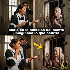 Fiesta - EMPREGADA DESCUBRE A LA MADRE DEL MILLONARIO ENCERRADA EN EL SÓTANO…  POR SU CRUEL ESPOSA Nadie en la mansión del monte imaginaba lo que ocurría  bajo sus pies. Mientras el