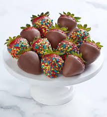 Chocolate flowers made with cake balls and chocolate covered strawberries! Strawberry Bash Dipped Strawberries In Brooklyn Ny Floral Fantasy