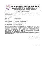 Karena non pkp tidak perlu melaporkan surat pemberitahuan (spt) masa ppn, biaya kepatuhan perpajakan. Surat Keterangan Non Pkp Surat Keterangan Non Pkp Yang Bertandatangan Dibawah Ini Nama Jabatan Perusahaan Alamat Npwp Dengan Ini Menyatakan Bahwa Kami Course Hero