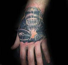 80 Welding Tattoos For Men Industrial Ink Design Ideas Welding Tattoo Tattoos For Guys Welder Tattoo