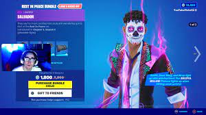 Fortnite Item Shop has the New Salvador Skin and Lazy Shuffle Emote! -  YouTube