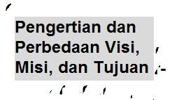 Pertanyaan seputar visi misi sekolah. Pengertian Dan Perbedaan Visi Misi Dan Tujuan Pelajaran Bahasa Indonesia Di Jari Kamu