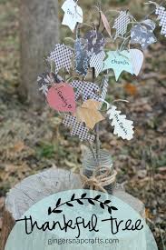 A tree indoors is one of those things that catches everybody's attention. Ginger Snap Crafts Thankful Tree Tutorial