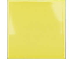 Steingut Wandfliese Plain Gelb Glanzend 15 X 15 Cm Bei Hornbach Kaufen