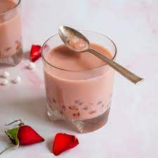 Rose Milk Tea By Cherryonmysundae Quick Easy Recipe The Feedfeed