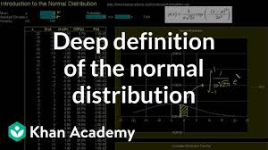 Integral 1 is done by squaring the integral, combining the exponents to x2 + y2 switching to polar coordinates, and taking the r integral in the limit as r → ∞. Normal Distribution Gaussian Distribution Video Khan Academy