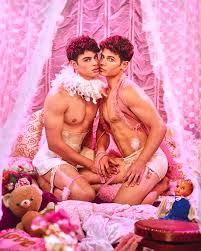 Pierre and Nick, a gay couple –