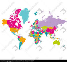 Weltkarte kontinente weltkarte umriss geographie karte. Welt Karte Mit Lander Grenzen Und Lander Namen Vektor Stockfoto 14841927 Bildagentur Panthermedia