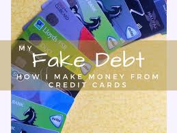A credit card generator is a piece of software that uses predetermined patterns to create credit card numbers. My Fake Debt How I Make Money From Credit Cards Homely Economics