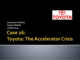 Strategic Management Case Study Toyota