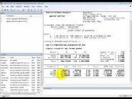 Stata Tutorials Multiple Linear Regression Youtube