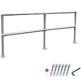 Flyskip handrail with accessory kit,height adjustable 5 step handrail kit fits 1 or 5 steps,wrought iron handrails for indoor and outdoor steps,black handrails for outdoor steps,3 step handrail fits 1 to 3 steps mattle wrought iron handrail stair rail with installation kit hand rails for outdoor steps (3 feet) Aclk Sa L Ai Dchcsewinmub G9pyahur53ckhrfuamyyabaeggjlzg Sig Aod64 07axkmthe2ladebx8 6kempsjkuw Adurl Ctype 5