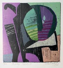 Ein Bleistift Und Radiergummi Michael Hofmann Colour Woodcut Hund 1995 Jobs In Art Art Art Prints