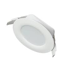 ultra flach led einbaustrahler ip44 auch fur das bad geeignet warmweiss 4w 230v rahmen weiss rund einbauspo einbauleuchten led einbaustrahler einbaustrahler