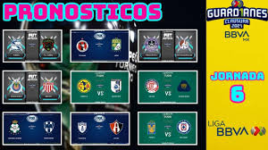 Semifinales liga española j36 copa del rey final premier league j36 serie a (ita) j36 bundesliga (ale) j33 liga francesa j37 liga de expansión semifinales nba temporada regular mlb. Pronosticos Fechas Y Horarios Jornada 6 Liga Mx Guardianes 2021 Youtube