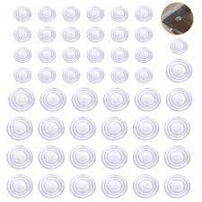 Since coffee tables are all made differently you will decide on how tall you need the bumper pad to be. Favengo 50 Pcs Clear Glass Table Top Buffer Plastic Bumper Anti Slip Pads With Grain To
