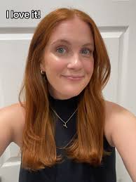 Kristen Ess Hair Gloss Copper Penny Tutorial