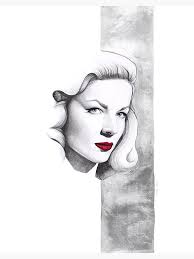 Lauren Bacall Sliver Legend " Poster for Sale by Bolorin25