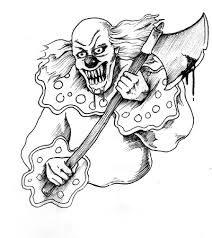 Killer clown фон профиля из injustice: Evil Clown Scary Clown Drawing Evil Clowns Scary Clowns