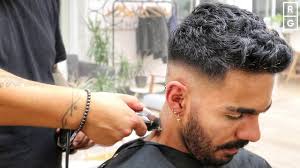 23 low skin fade with long hair on top. Wavy Quiff Mid Skin Fade Haircut Youtube