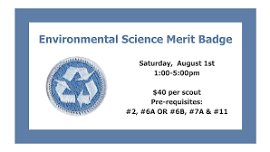 Environmental Science Merit Badge