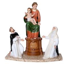 L'evento ha chiamato a raccolta alcuni fedeli della città mariana. Statua Madonna Di Pompei In Vetroresina Dipinta 85 Cm
