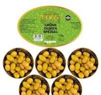 Trobst 5 Pack Green Olives with Stone - Naturally Matured & Aromatic  (5x170g) - Premium Quality International Shipping
