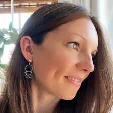 RBG Dissent Collar Earrings, Feminst Jewelry, Womens Rights Earrings