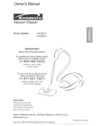 Kenmore 116 25614 Owner S Manual Pdf Download Manualslib