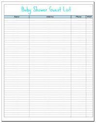 Baby Shower Guest List Printable Frugal Fanatic Baby Shower Planning List Baby Shower Planning Baby Shower List