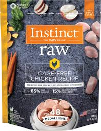 100% british meats and poultry, our pure range is designed for those who like to make their own healthy dog and cat food recipes at home. Instinct By Nature S Variety Raw Medallions Grain Free Cage Free Chicken Recipe Frozen Dog Food 3 Lb Tatnuck Pet Supply