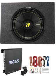 I am considering installing a kicker 46l7t104 behind the seat of my cm. Kicker Comp 10 500w Complete Subwoofer Bass Package Includes Loaded Subwoofer Enclosure Amplifier Wiring Kit Amplifier Walmart Com Walmart Com