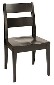 Amish Carson Dining Chair Ladder Back Dining Chairs Side Chairs Solid Wood Dining Room Chairs
