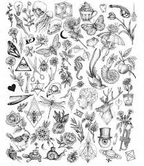 ⚡flash sheet by @harveyjacksontattoo⚡ jackson will be tattooing saturday 1 & sunday 2 september at wa ink flash linework landscape and nature tattoos to celebrate your untameable spirit. Linework Creepy Tattoo Flash Novocom Top