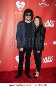 Musician singer songwriter jeff lynne l and wife sani kapelson lynne attend musicares person of the year honoring tom petty at the los angeles convention center on february 10 2017 in los angeles california. Los Angeles Feb 10 Image Photo Free Trial Bigstock