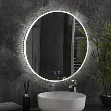 Super bright led bathroom mirror. Round Led Bathroom Mirror 189 60 Mirror Shop Uk