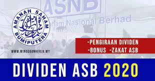 Apa yang korang kena tahu, selagi kadar pulangan asb lebih dari kadar inflasi, pelaburan ni masih dikira baik. Dividen Asb 2020 Yang Wajib Anda Tahu Cara Pengiraan Dividen Bonus Dan Zakat Asb