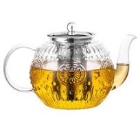 Amazon.com | Amzcku 50OZ/1500ml Vintage Glass Teapot with ...