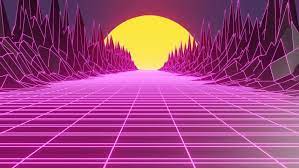 Shutterstock Animation Background Vaporwave Wallpaper Synthwave