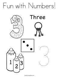 You can use our amazing online tool to color and edit the following 3rd grade coloring pages. Number 3 Coloring Page Coloring Home