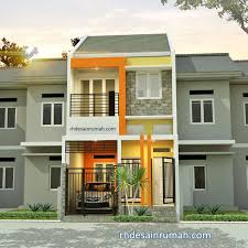 Rumah minimalis modern aksen warna orange. Desain Rumah Aksen Warna Orange Rhdesainrumah