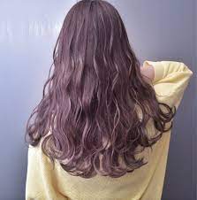 ラベンダーブラウンで女っぷり格上げ 透け感 ツヤたっぷり hair 髪 色 バイオレット ヘアカラー 紫 ヘアカラー