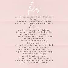 Marriage Vows In D Bible