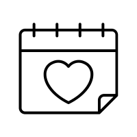 Check Out Love Calendar Icon Created By Naufal Hudallah Calendar Icon Alphabet Wall Cards Baby Icon