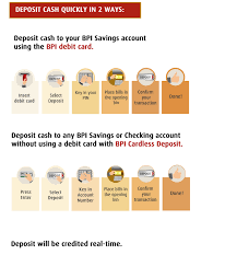 With debit cards, the customer simply swipes the card, punches in his pin code. How To Make A Deposit Transaction Bpi